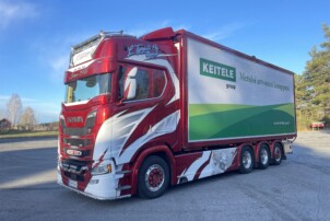 Scania S650 8x4-4350 tridem hakeauto