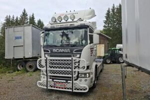 Scania R580 vaihtolava-auto