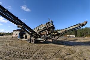 Powerscreen 1200 seula + Dolly