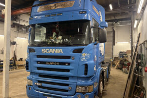 Scania R500 6x2 hydrauliikalla