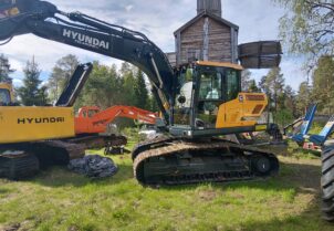 Huyndai HX140AL Ajamaton metsämalli 